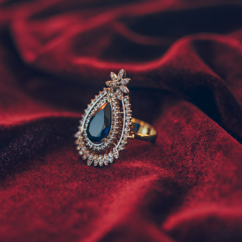 천연 사파이어 반지